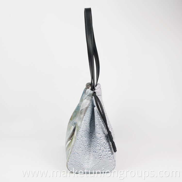 High Quality and Beautiful rope hand bag portable PVC Ladies bag